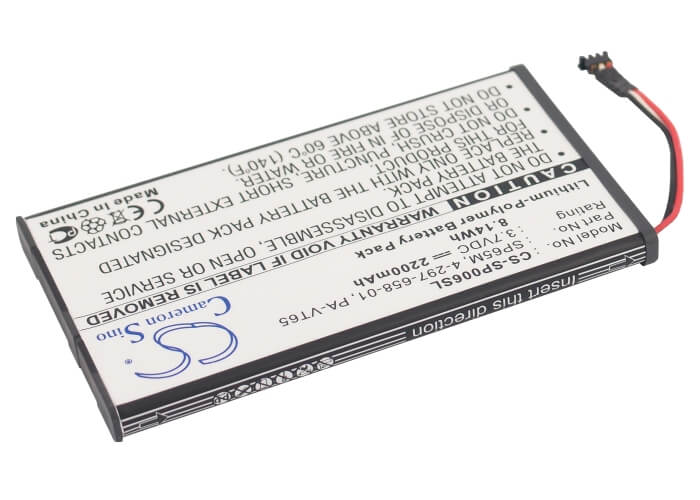 3.7V, 2200mAh, Li-Polymer Battery fits Sony, Pch-1001, Pch-1006, 8.14Wh