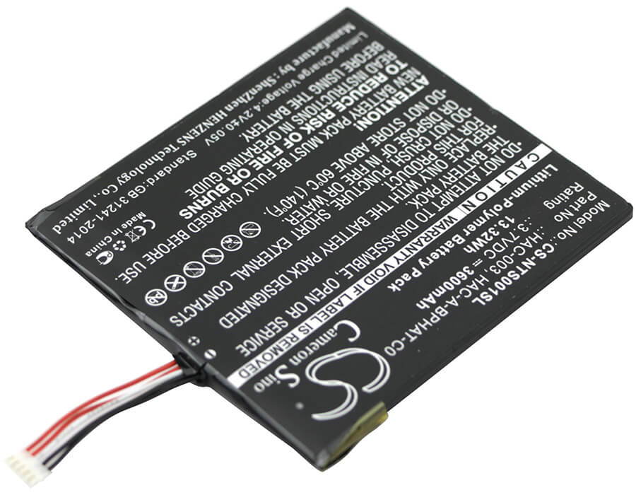 3.7V, 3600mAh, Li-Polymer Battery fits Nintendo, Hac-s-jp/eu-c0, Switch Hac-001, 13.32Wh