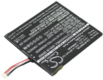 3.7V, 3600mAh, Li-Polymer Battery fits Nintendo, Hac-s-jp/eu-c0, Switch Hac-001, 13.32Wh