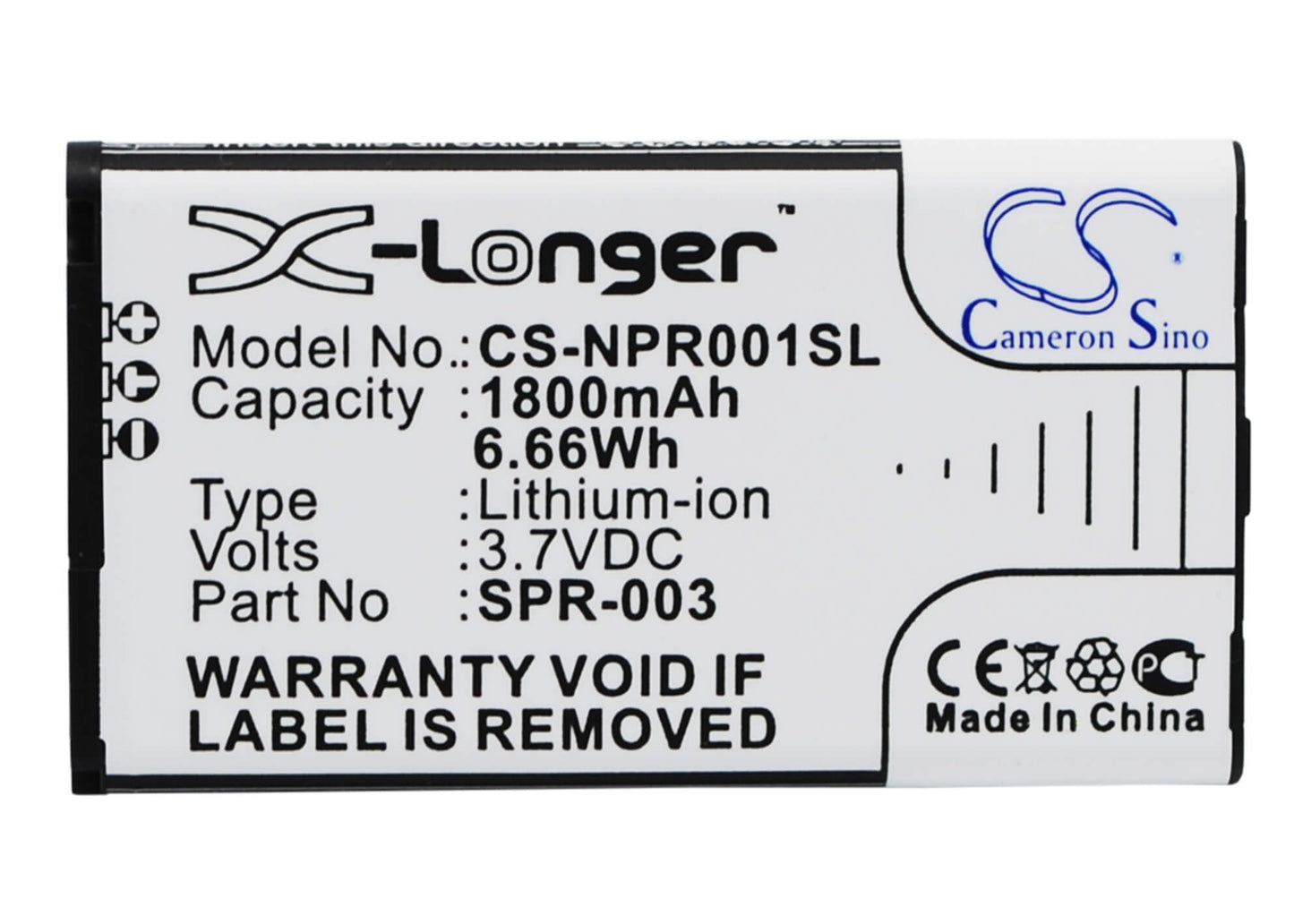 3.7V, 1800mAh, Li-ion Battery fits Nintendo, 3dsll, Ds Xl 2015, 6.66Wh