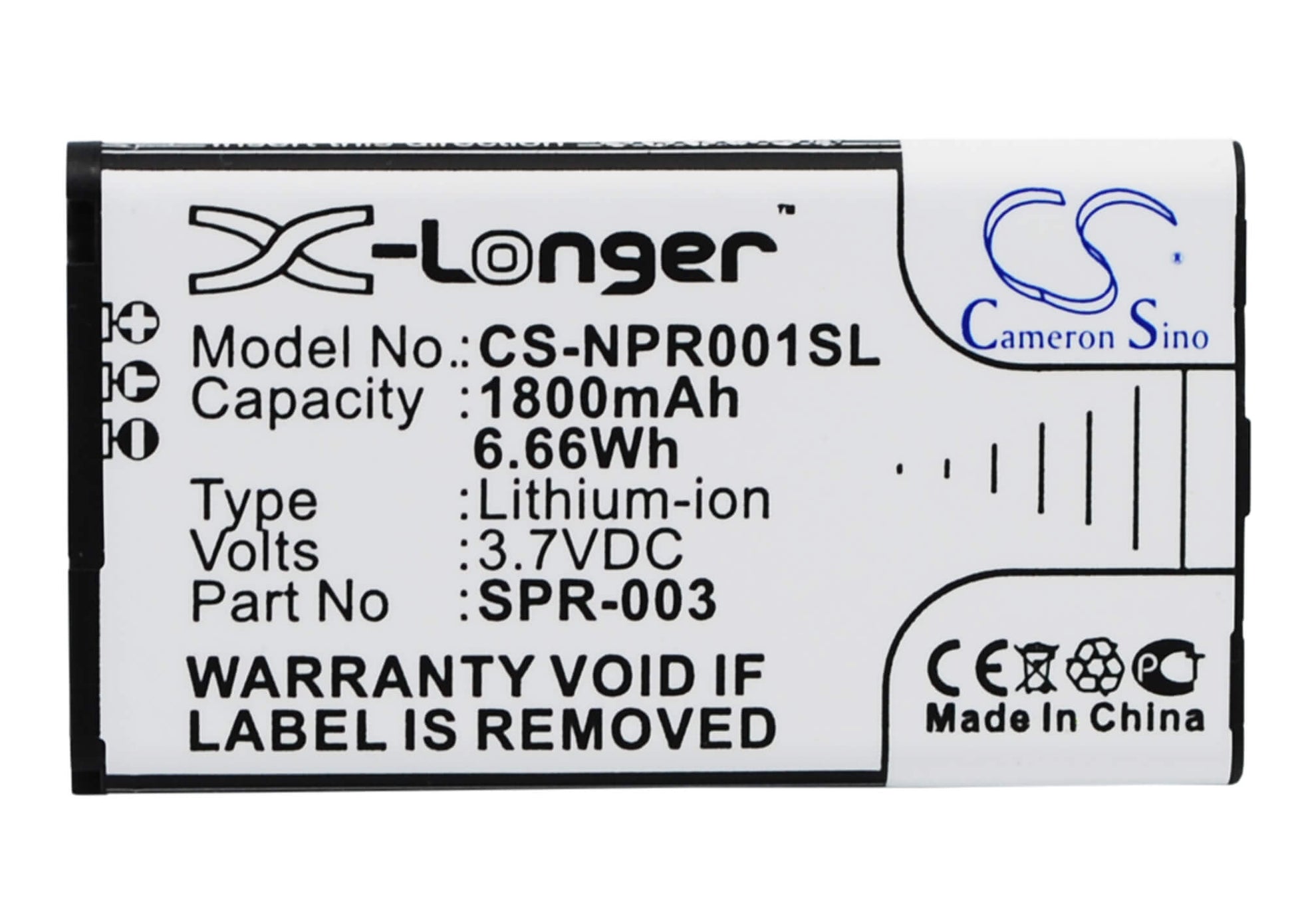 3.7V, 1800mAh, Li-ion Battery fits Nintendo, 3dsll, Ds Xl 2015, 6.66Wh