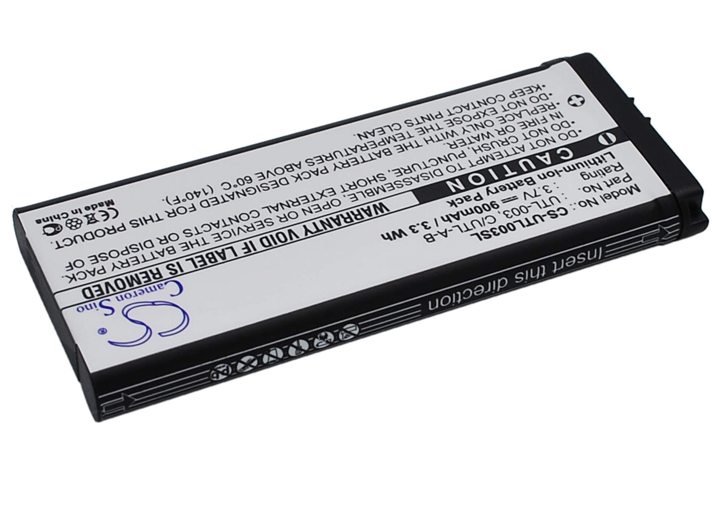 3.7V, 900mAh, Li-ion Battery fits Nintendo, Ds Xl, Dsi Ll, 3.33Wh