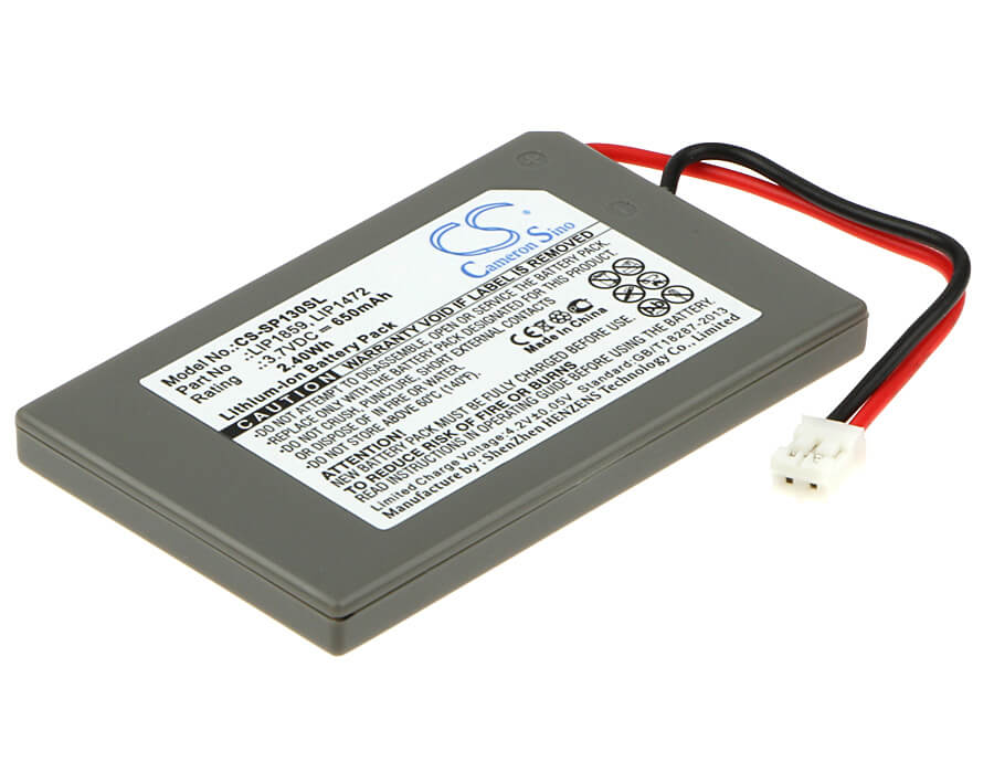 3.7V, 650mAh, Li-ion Battery fits Sony, Cechzc1e, Cechzc1h, 2.405Wh