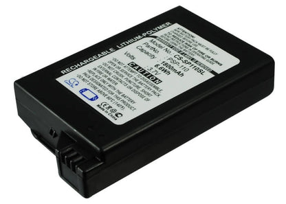 3.7V, 1800mAh, Li-ion Battery fits Sony, Psp-1000, Psp-1000g1, 6.66Wh
