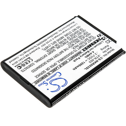 3.7V, 1200mAh, Li-ion Battery fits Nintendo, Mwh710a01, New 3ds, 4.44Wh