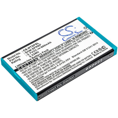 3.7V, 900mAh, Li-ion Battery fits Nintendo, Advance Sp, Ags-001, 3.33Wh