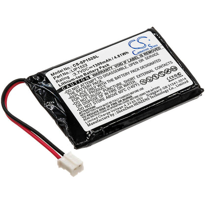 3.7V, 1300mAh, Li-ion Battery fits Sony, Cuh-zct1e, Cuh-zct1h, 4.81Wh