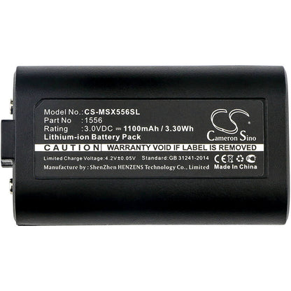 3.0V, 1100mAh, Li-ion Battery fits Microsoft, One Xboxone, Xbox One Wireless Controller, 3.3Wh
