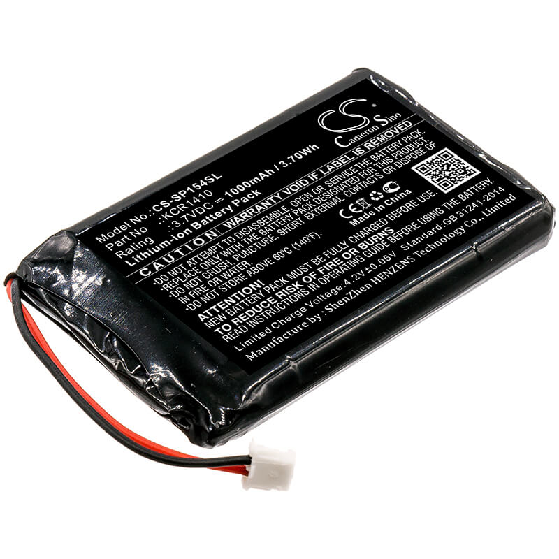 3.7V, 1000mAh, Li-ion Battery fits Sony, Cuh-zct2, Cuh-zct2e, 3.7Wh