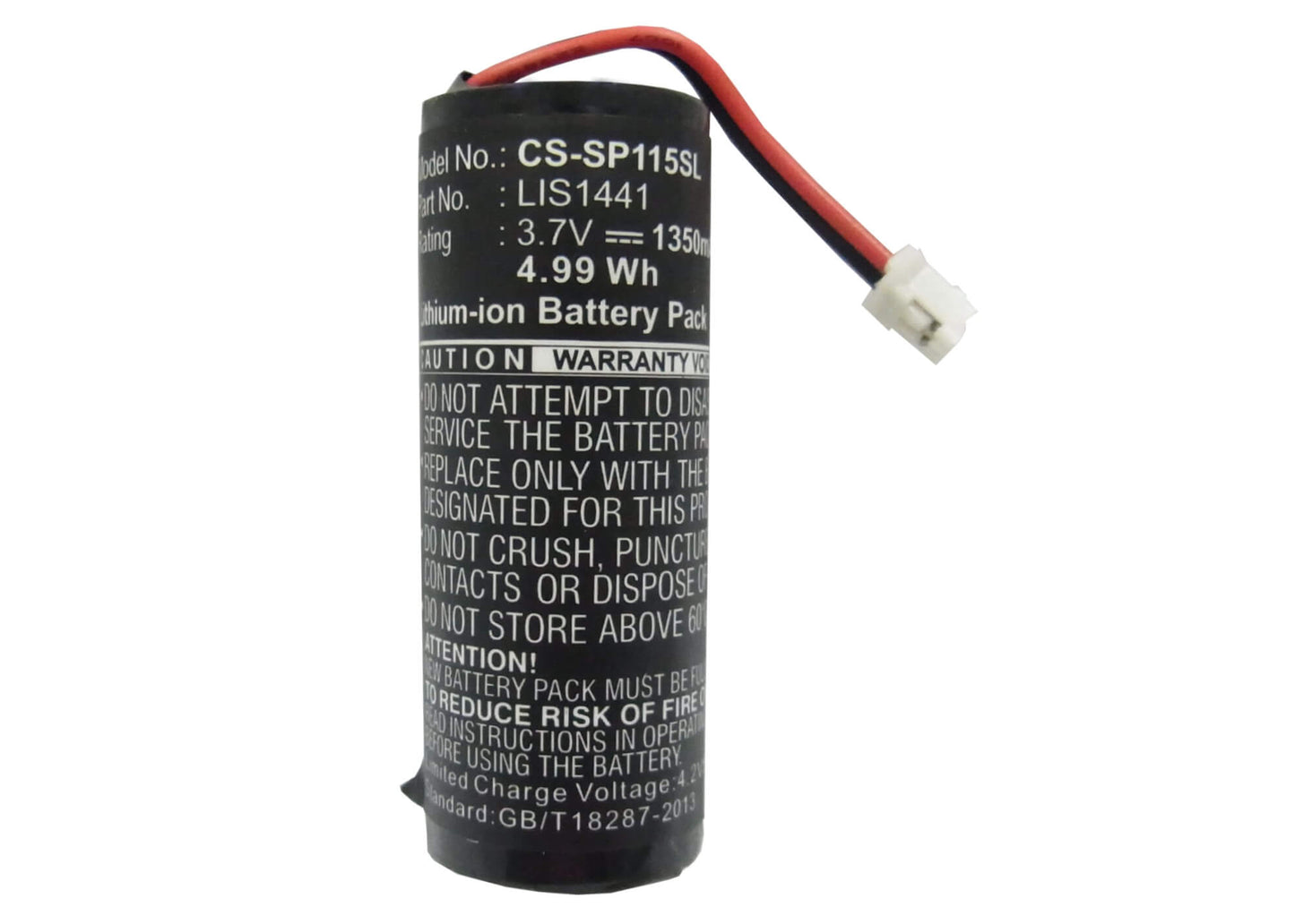3.7V, 1350mAh, Li-ion Battery fits Sony, Cech-zcm1e, Cech-zcm1h, 4.995Wh