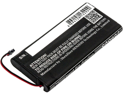 3.7V, 520mAh, Li-ion Battery fits Nintendo, Hac-015, Hac-016, 1.924Wh
