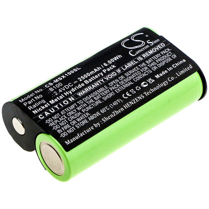 2.4V, 2500mAh, Ni-MH Battery fits Microsoft, Xbox One Elite Wireless Contro, Xbox One S Wireless Controller, 6Wh