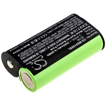 2.4V, 2500mAh, Ni-MH Battery fits Microsoft, Xbox One Elite Wireless Contro, Xbox One S Wireless Controller, 6Wh