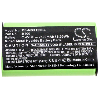 2.4V, 2500mAh, Ni-MH Battery fits Microsoft, Xbox One Elite Wireless Contro, Xbox One S Wireless Controller, 6Wh