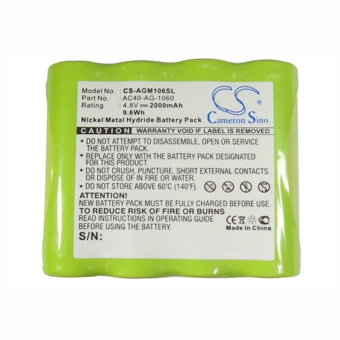 4.8V, 2000mAh, Ni-MH Battery fits Astro, Gaming Mixamp, Video Gaming Equipment, 9.6Wh