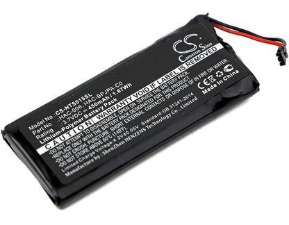 3.7V, 450mAh, Li-Polymer Battery fits Nintendo, Hac-015, Hac-016, 1.665Wh