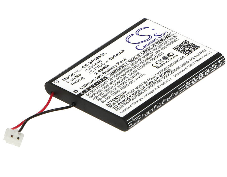 3.7V, 800mAh, Li-ion Battery fits Sony, Cechzk1gb, 2.96Wh