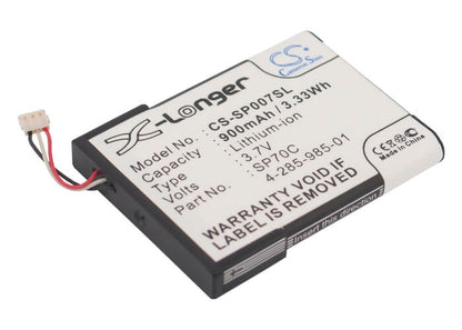 3.7V, 900mAh, Li-ion Battery fits Sony, Psp E1000, Psp E1002, 3.33Wh