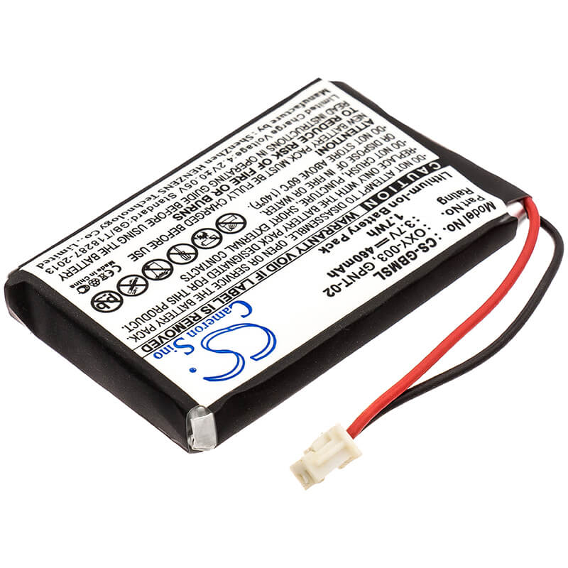 3.7V, 460mAh, Li-Polymer Battery fits Nintendo, Game Boy Micro, Oxy-001, 1.702Wh