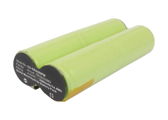 4.8V, 3000mAh, Ni-MH Battery fits Gardena, 2517, Grasschere, 14.4Wh