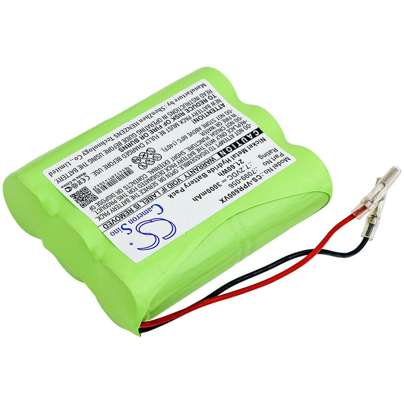 7.2V, 3000mAh, Ni-MH Battery fits Wolf Garten, Gh60, Gs40, 21.6Wh