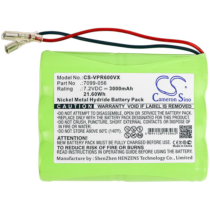 7.2V, 3000mAh, Ni-MH Battery fits Wolf Garten, Gh60, Gs40, 21.6Wh