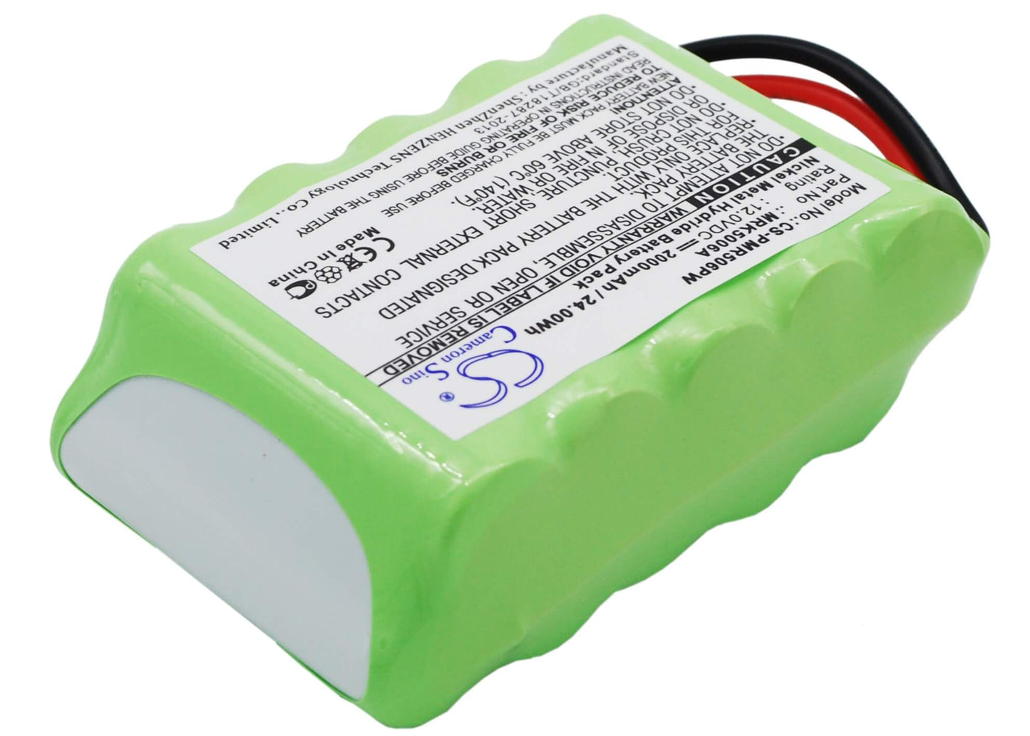 12.0V, 2000mAh, Ni-MH Battery fits Robomow, Mrk5006a, Perimeter Mrk5002, 24Wh