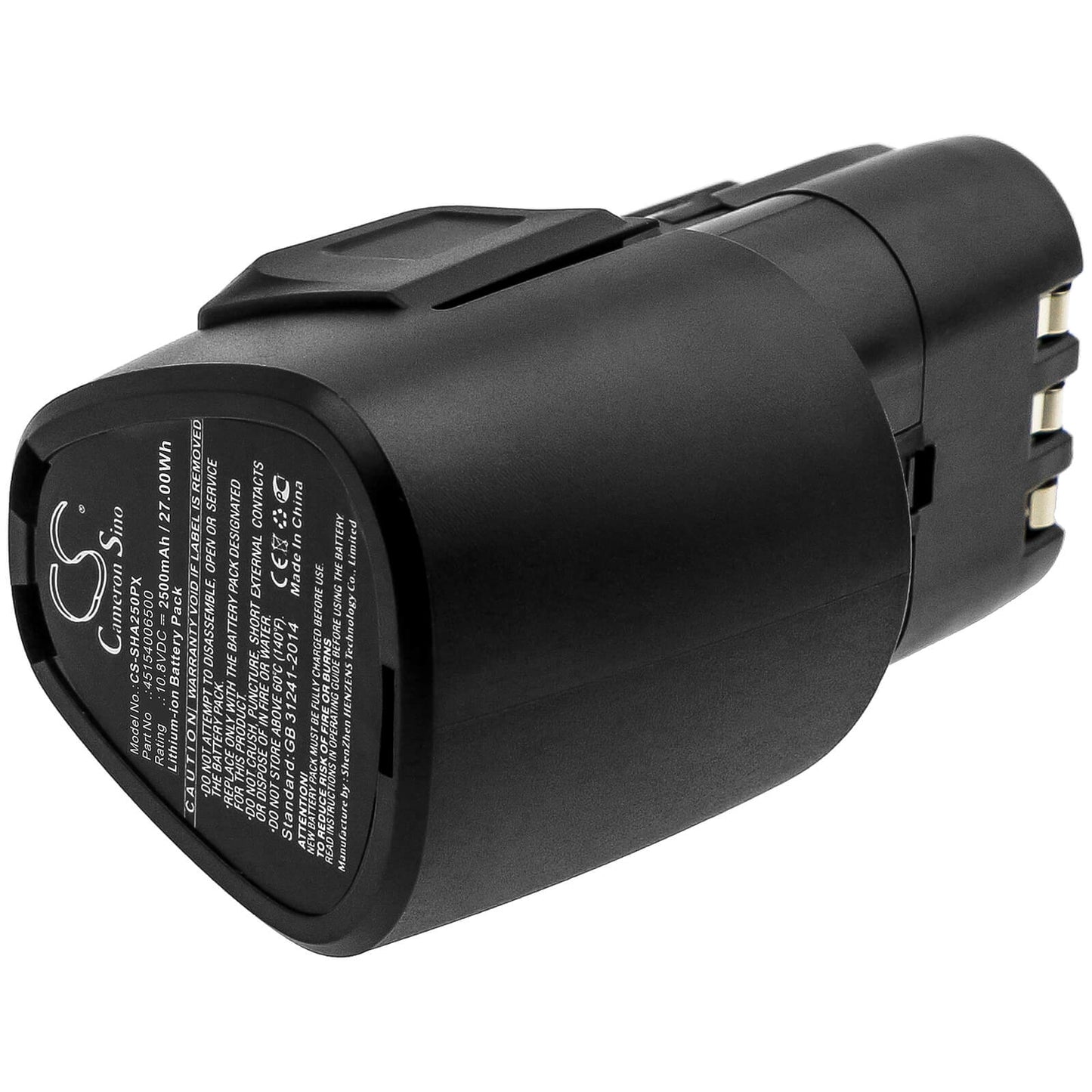 10.8V, 2500mAh, Li-ion Battery fits Stihl, Hsa 25, Hsa 25 Cordless Shrub, 27Wh