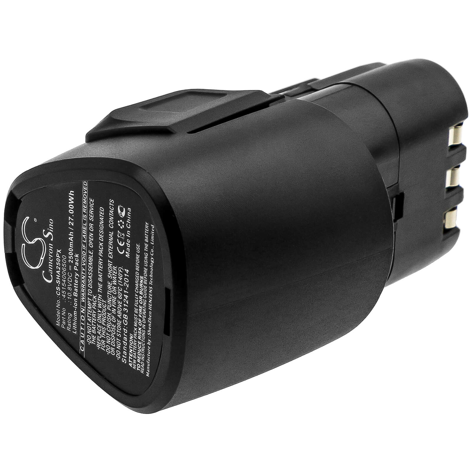 10.8V, 2500mAh, Li-ion Battery fits Stihl, Hsa 25, Hsa 25 Cordless Shrub, 27Wh