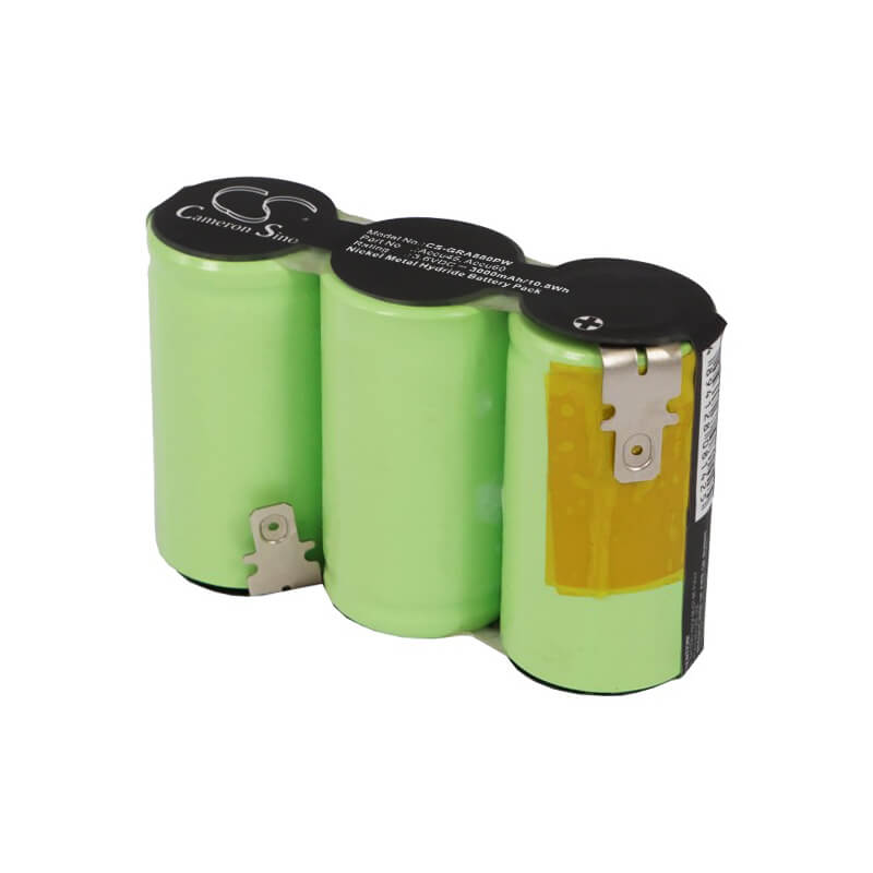 3.6V, 3000mAh, Ni-MH Battery fits Wolf Garten, 7084889 Rasenschere, 10.8Wh