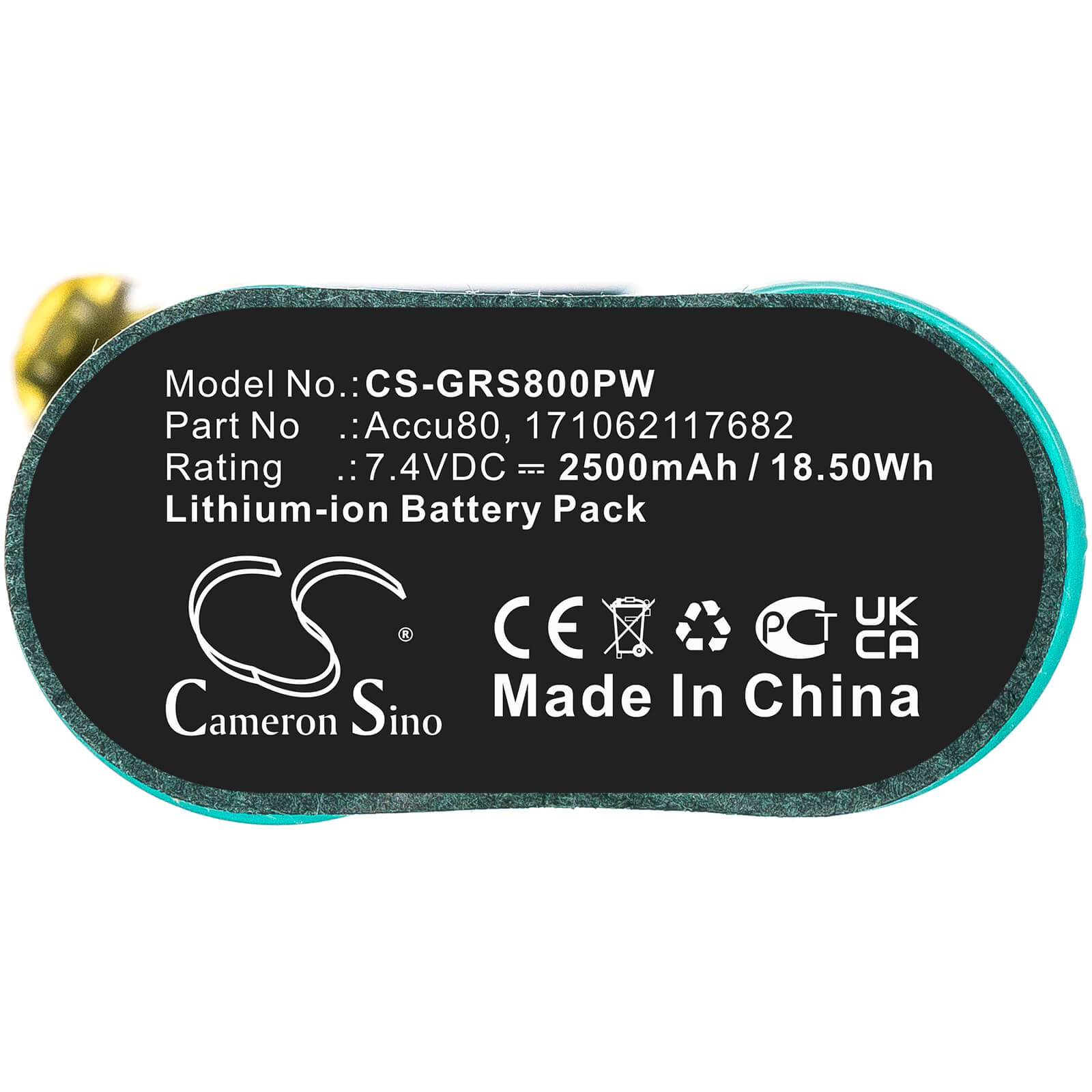 7.4V, 2500mAh, Li-ion Battery fits Wolf-garten, 8803, 8824, 18.5Wh
