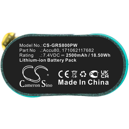 7.4V, 2500mAh, Li-ion Battery fits Wolf-garten, 8803, 8824, 18.5Wh