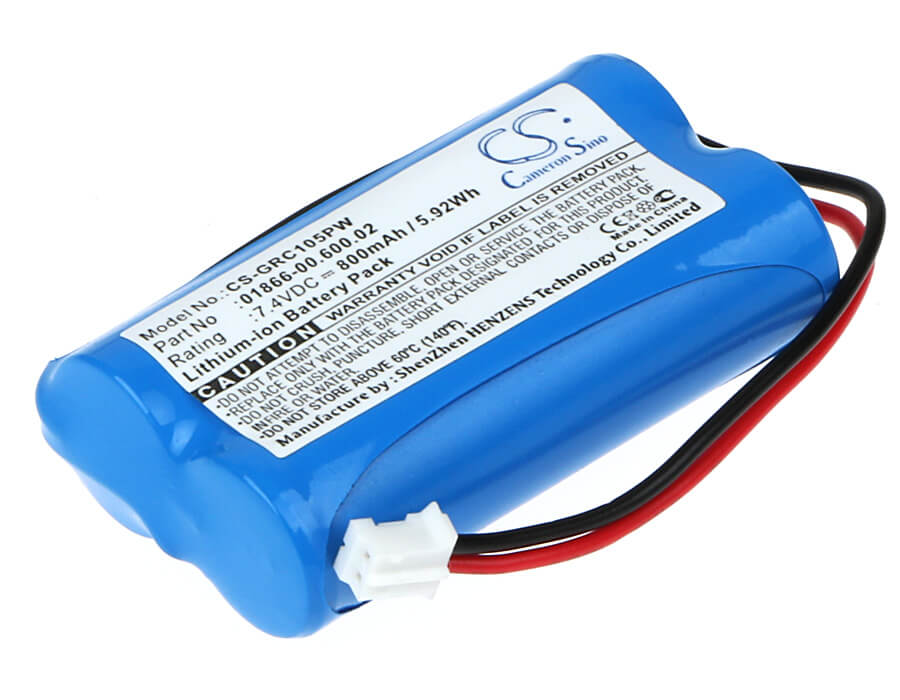 7.4V, 800mAh, Li-ion Battery fits Gardena, C1060 Plus Solar, 5.92Wh