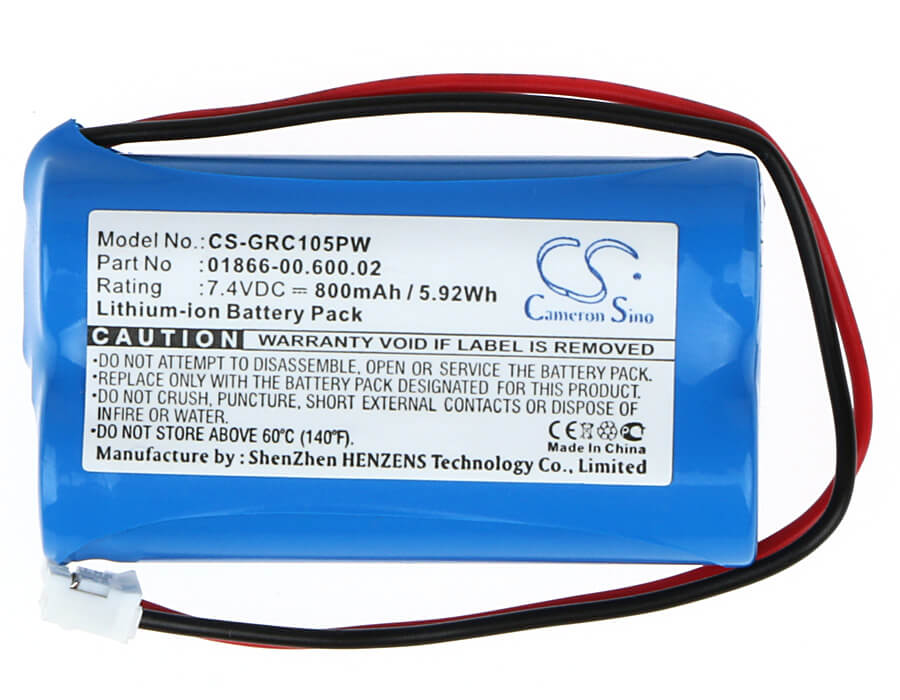 7.4V, 800mAh, Li-ion Battery fits Gardena, C1060 Plus Solar, 5.92Wh
