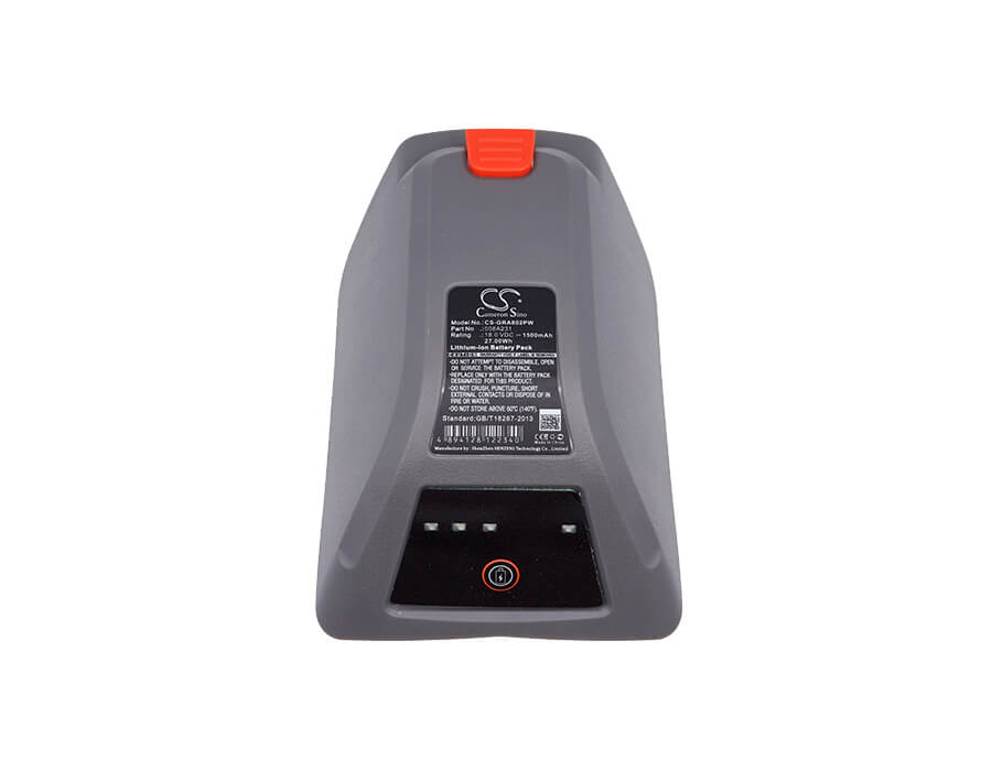 18.0V, 1500mAh, Li-ion Battery fits Husqvarna, 8025-20, 27Wh