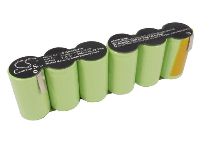 7.2V, 3000MaH, Ni-MH Battery fits Gardena, 8804, 8820, 21.6Wh