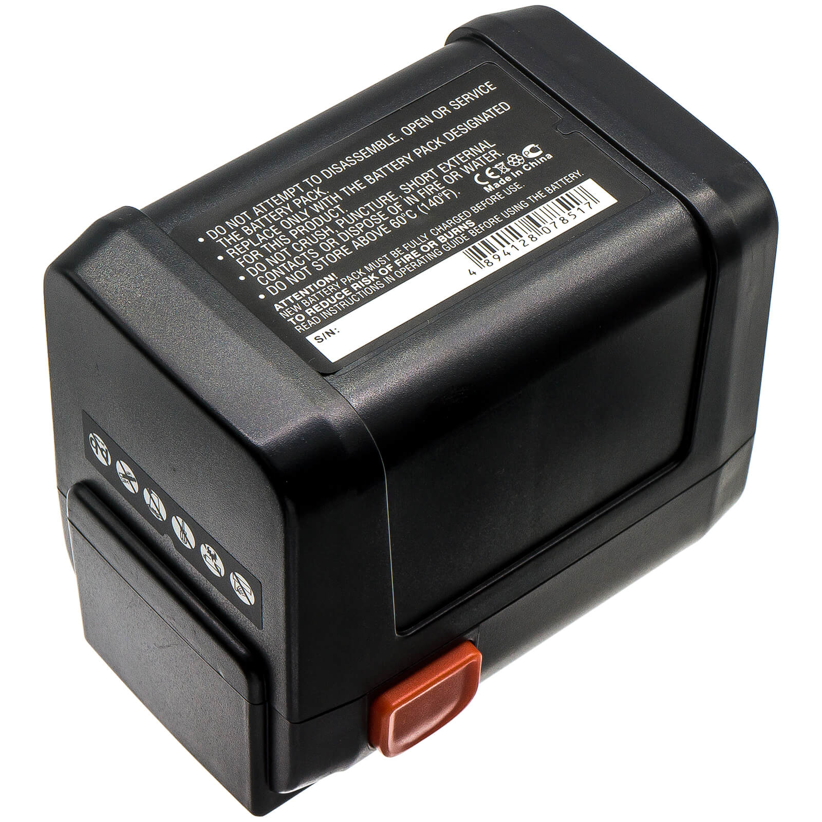18.0V, 3000mAh, Li-ion Battery fits Gardena, 48-li, 8840, 54Wh