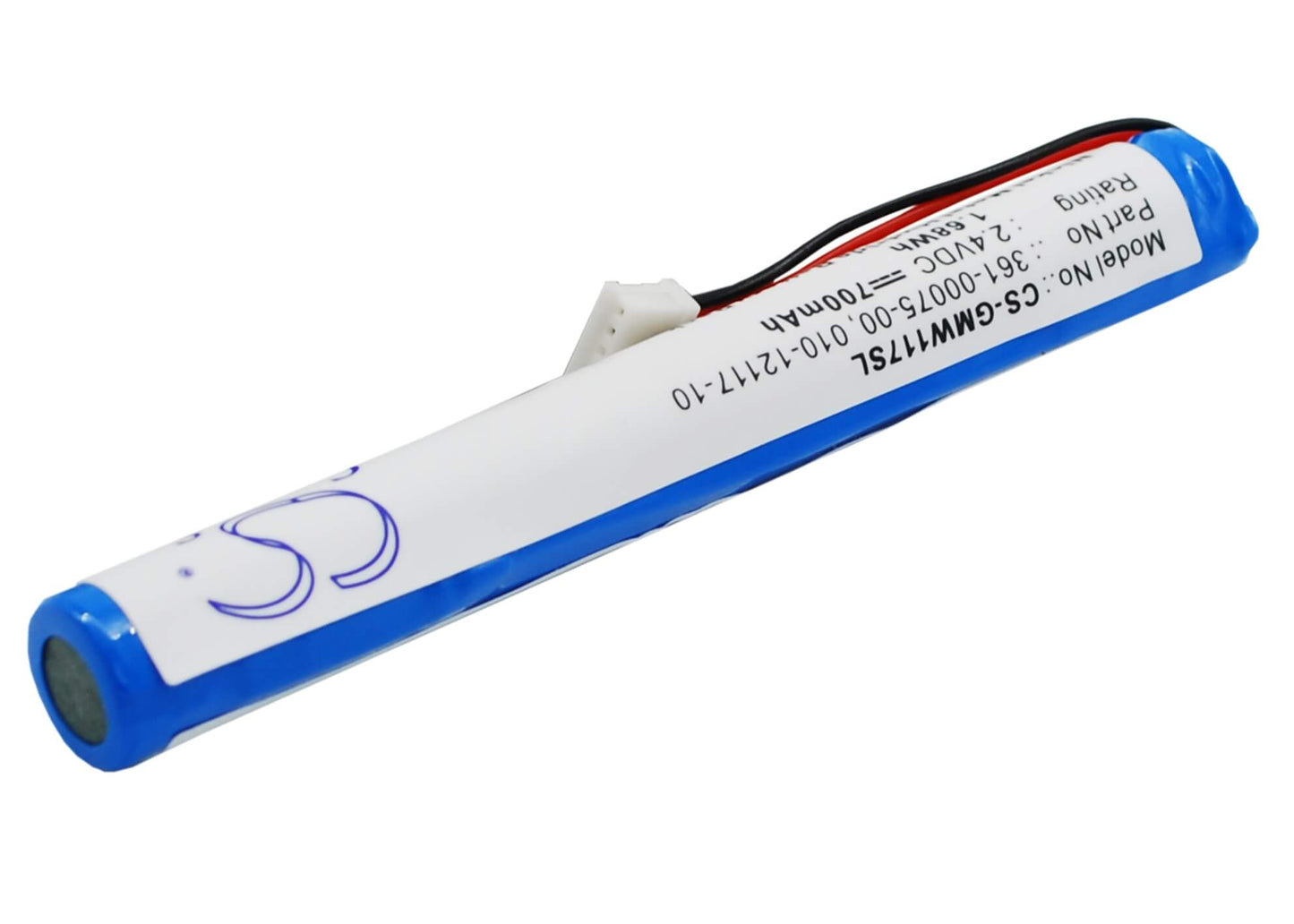 2.4V, 700mAh, Ni-MH Battery fits Garmin, 010-01248-00, Gwind Wireless, 1.68Wh