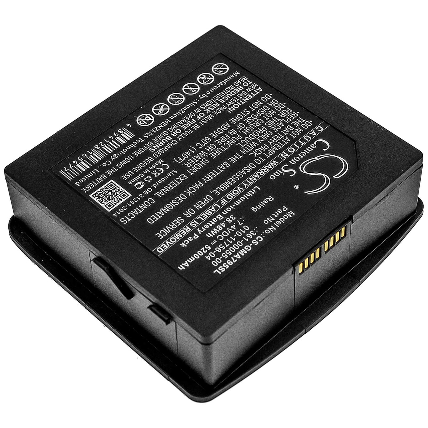 7.4V, 5200mAh, Li-ion Battery fits Garmin, Aera 795, Aera 796, 38.48Wh