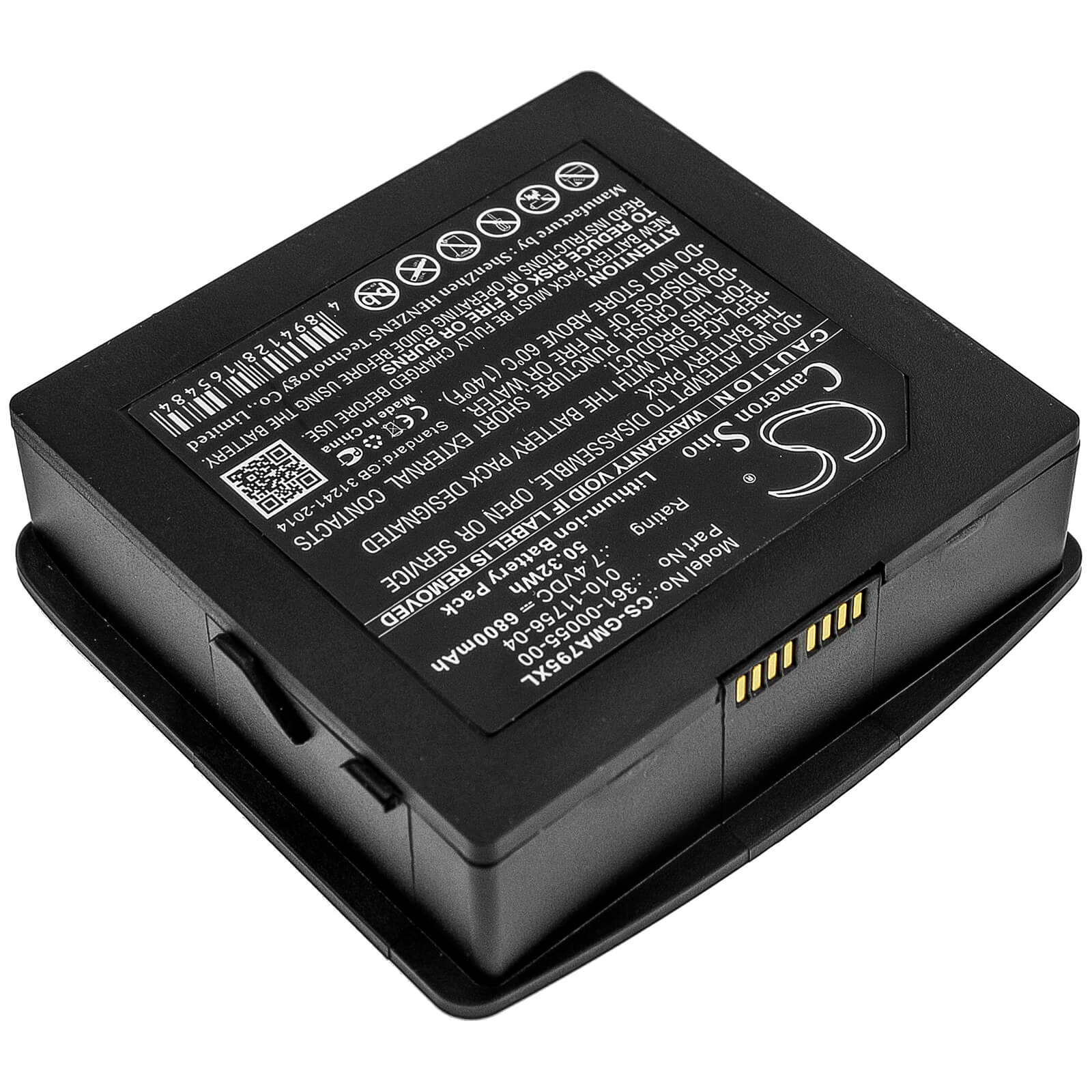 7.4V, 6800mAh, Li-ion Battery fits Garmin, Aera 795, Aera 796, 50.32Wh