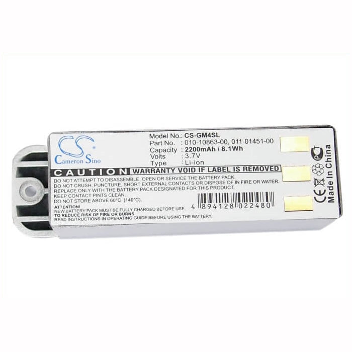 3.7V, 2200mAh, Li-ion Battery fits Garmin, Zumo 400, Zumo 450, 8.14Wh