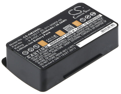 8.4V, 3400mAh, Li-ion Battery fits Garmin, 010-00543-00, 100054300, 28.56Wh