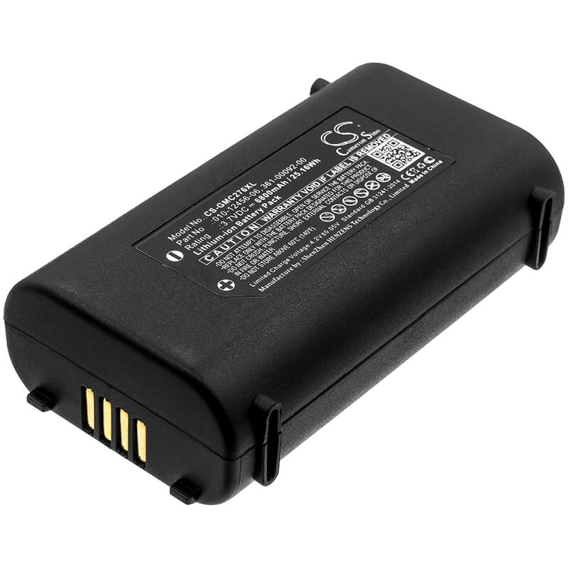3.7V, 6800mAh, Li-ion Battery fits Garmin, Gpsmap 276cx, 25.16Wh