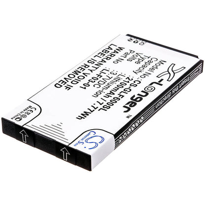 3.7V, 2100mAh, Li-ion Battery fits Golf Buddy, Dsc-gb600, Gb3-pt4, 7.77Wh