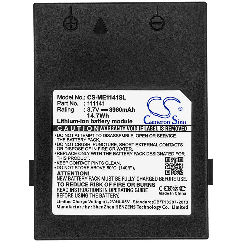 3.7V, 3960mAh, Li-ion Battery fits Ashtech, Mobilemapper Cx Gis-gps Receiv, 14.652Wh