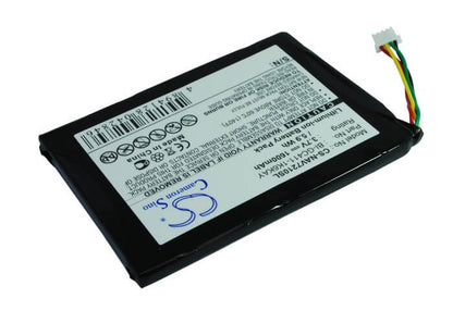 3.7V, 1600mAh, Li-ion Battery fits Navigon, 7210, 7310, 5.92Wh