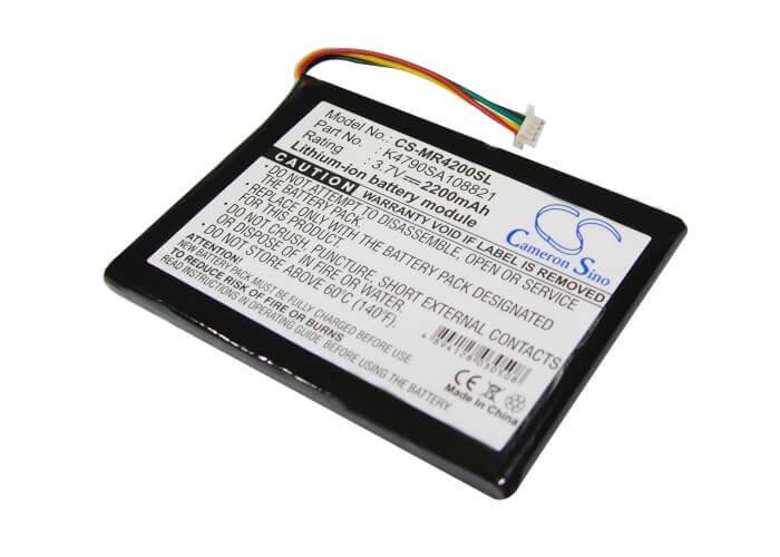 3.7V, 2200mAh, Li-ion Battery fits Magellan, Maestro 4200, Maestro 4210, 8.14Wh