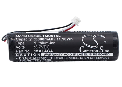3.7V, 3000mAh, Li-ion Battery fits Tomtom, 4gc01, 4k00.001, 11.1Wh