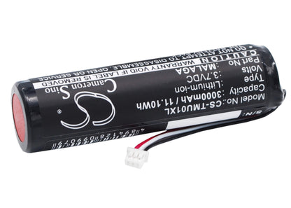 3.7V, 3000mAh, Li-ion Battery fits Tomtom, 4gc01, 4k00.001, 11.1Wh