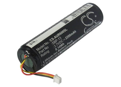 3.7V, 2200mAh, Li-ion Battery fits Asus, R600, 8.14Wh